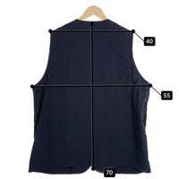 White Mountaineering ホワイトマウンテニアリング 24SS NYLON VEST ナイロンベスト ブラック WM2471221 Size 4 福生店