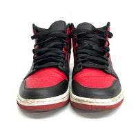 NIKE ナイキ 554724-074 Air Jordan 1 Mid Bred エア ジョーダン 1 ミッド スニーカー レッド size26.5cm 瑞穂店