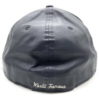 SUPREME シュプリーム 15AW Leather Box Logo New Era レザーボックスロゴ ニューエラキャップ ネイビー Size 7 3/8(58.7cm) 福生店