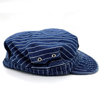 JOE McCOY ジョーマッコイ 8HOUR UNION ウォバッシュストライプ ワークキャップ ネイビー Size 7 1/2 福生店