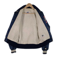 90's STARTER スターター GEORGETOWN ジョージタウン ナイロン スタジャン ワッペン ネイビー USA製 Size S 福生店