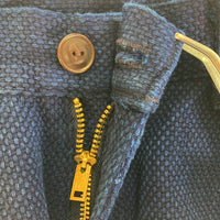 STUDIO D'RTISAN ステュディオダルチザン 1812 SASHIKO KASE-DYE ハーフパンツ ネイビー size34 瑞穂店