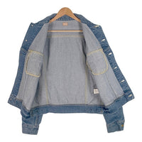 Lee リー 101J デニムトラッカージャケット ウォッシュ加工 インディゴ LM5100 Size XL 福生店