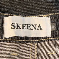 SKEENA リベット デニムパンツ ワイド ダブルニー インディゴ Size 30 福生店