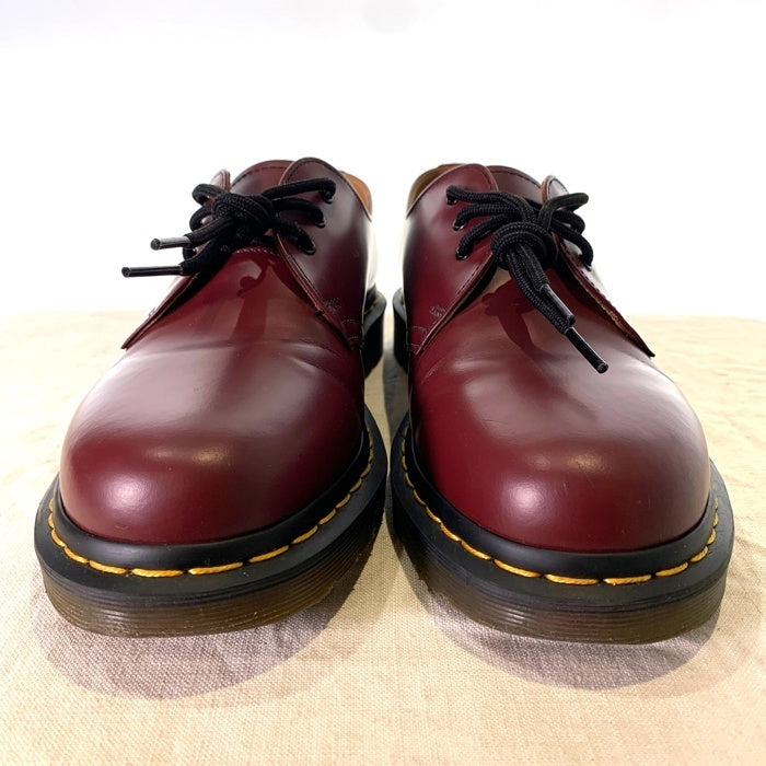 Dr. Martens 1461 赤 レザーシューズ 8 UK Dr.Martens ドクターマーチン 1461 スリーホール レザー シューズ 革靴