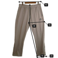 EXAMPLE エグザンプル ROUND LOGO PATCH SIDE BUTTON SWEAT PANTS ラウンドロゴ サイドボタン スウェットパンツ ベージュ Size XXL 福生店