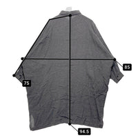 SUN VALLEY サンバレー コットンリネンダンガリー起毛ワンピース グレージュ sizeM 瑞穂店