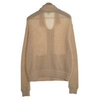 The Blurred Clothing ブラードクロージング ジップアップ ニットセーター アイボリー Lot154 Size 36 福生店