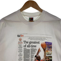 90-00's NBA Over Time The greatest of all-time フォトプリントTシャツ ホワイト フルーツオブザルーム Size XL 福生店