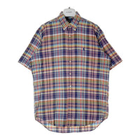Ralph Lauren ラルフローレン BLAKE ボタンダウン マドラスチェック 半袖シャツ ブルー×レッド sizeM 瑞穂店