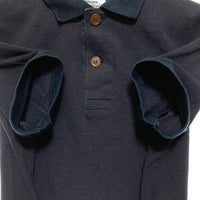 Vivienne Westwood MAN ヴィヴィアンウェストウッドマン オーブ刺繡 鹿の子 ポロシャツ ブラック Size 44 瑞穂店