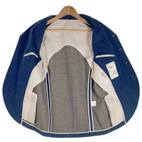 JELADO ジェラード COPANO コパノ インディゴネップデニム サックコート 4B テーラードジャケット ネイビー 本切羽 JC-1022 Size M 福生店