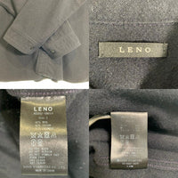 LENO リノ CPOシャツ ブラック ウール コットン カシミヤ 日本製 H2202-SH010 Size 3 福生店