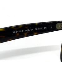 Ray-Ban レイバン WAYFARER ウェイファーラー ウェリントン サングラス ブラック トータス RB2140-F 902/51 福生店
