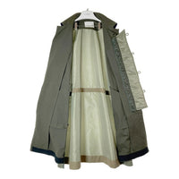 Sacai サカイ 21-02591M 21AW Cotton Oxford Coat コットンオックスフォード 再構築異素材切り替え ステンカラーコート カーキ sizeM 瑞穂店