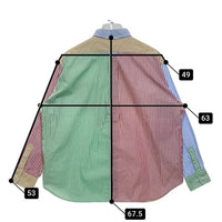 BEAMS BOY ビームスボーイ 13-11-0109-163 ストライプ クレイジーパターン 長袖シャツ マルチカラー sizeFREE 瑞穂店