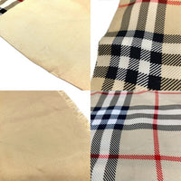 BURBERRYS バーバリーズ チェック シルク スカーフ ベージュ 瑞穂店
