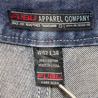 FUBU フブ バギーデニムパンツ ブルー size42 瑞穂店