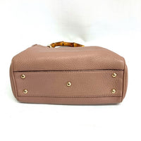 GUCCI グッチ 368823 2WAY ショルダー バンブー ハンドバッグ レザー ピンク 瑞穂店