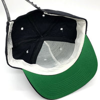 90's STUSSY ステューシー CAPZ 8ボール刺繡 6パネルキャップ スナップバック ブラック ホワイト オールド 白タグ USA製 福生店