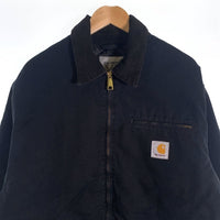 Carhartt WIP カーハートワークインプログレス OG DETROIT JACKET デトロイトジャケット ダック地 内キルティング ブラック I035614.00E Size M 福生店