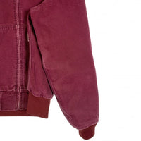 90`s Carhartt カーハート Active Jacket アクティブジャケット バーガンディー JQ246 Size L 福生店