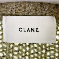 CLANE クラネ 11106-1092 カラーモヘアシャギーボリュームスリーブカーディガン カーディガン カーキ Size1 瑞穂店