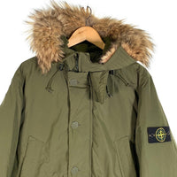 STONE ISLAND ストーンアイランド MICRO REPS DOWN マイクロリップス ダウンジャケット オリーブ ファー 611540926-A Size XL 福生店