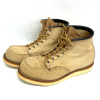 RED WING 8173 6-inch Classic Moc 08年 アイリッシュセッター ラフアウト ブーツ ベージュ sizeUS8.5 瑞穂店