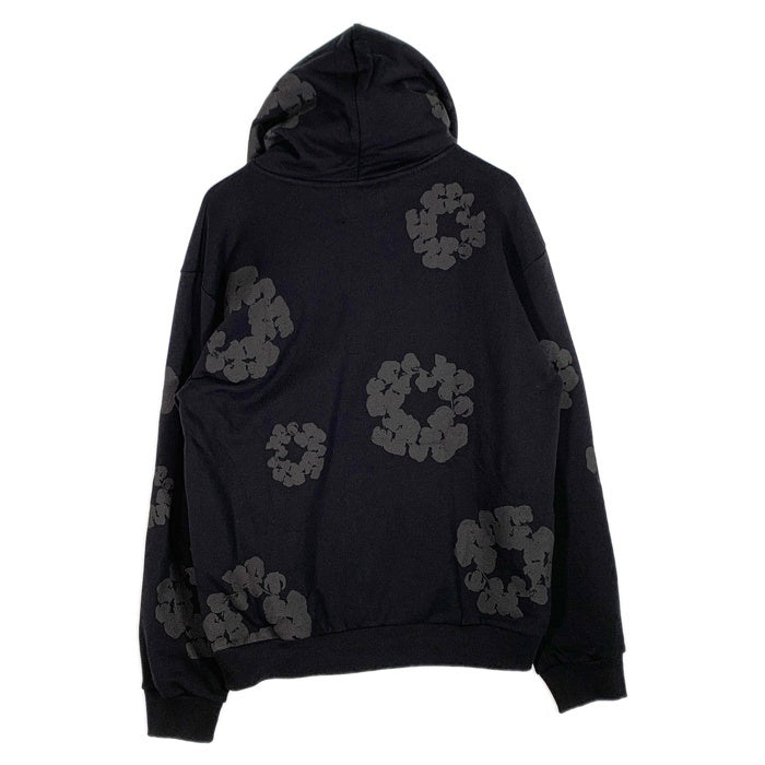 DENIM TEARS デニムティアーズ COTTON WREATH HOODIE コットンリース プルオーバースウェットパーカー ブラック –  GolRagオンラインショップ