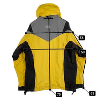 90's THE NORTH FACE ノースフェイス EXTREME LIGHT マウンテンジャケット イエロー グレー ブラック Size L 福生店