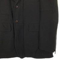 Y's for men ワイズフォーメン ウール 2B デザイン テーラードジャケット 袖先ファスナー ブラック ヨウジヤマモト MC-J04-100 Size 2 福生店