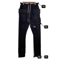 Rick Owens DRKSHDW リックオウエンス ダークシャドウ 24SS CREATCH CARGO クリーチカーゴパンツ ブラックストレッチデニム DU01D1376-SBB Size S 福生店
