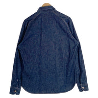 DELUXEWARE デラックスウェア USL DENIM SHIRT デニムシャツ ラグランスリーブ 比翼 インディゴ 40sモデル Size XL 福生店
