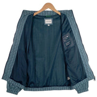 LACOSTE ラコステ モノグラムジャガード 撥水ジャケット ナイロンジャケット ライトブルー BH2588 Size US M 福生店