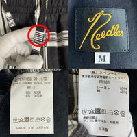 Needles ニードルズ String Cowboy Short R/C Lawn Cloth ストリングカウボーイショーツ レーヨン コットン ショートパンツ ブラック MR181 Size M 福生店
