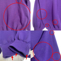 Polo by Ralph Lauren ポロラルフローレン 前Vガゼット ラグランスリーブ クルーネックスウェットトレーナー パープル Size M 福生店