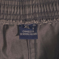 90's STUSSY ステューシー イージーワイド カーゴパンツ ビーチ チャコールグレー カンボジア製 紺タグ Size XL 福生店
