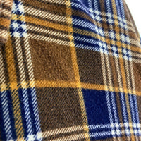 Sears シアーズ チェック ネルシャツ ネイビー×ブラウン sizeXL 瑞穂店