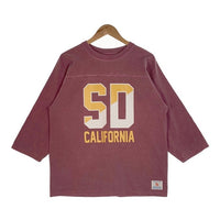 STANDARD CALIFORNIA スタンダードカリフォルニア ヘビーウェイト フットボールロゴTシャツ バーガンディー Size L 福生店