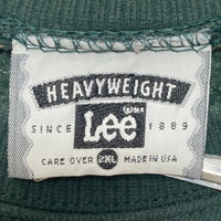 Lee リー USA製 パッチワーク スウェットトレーナー グリーン size2XL 瑞穂店