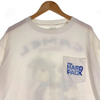 90's CAMEL キャメル THE HARD PACK Pocket S/S TEE 半袖 ポケット Tシャツ ポケT ホワイト Size XL 福生店