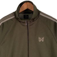 Needles ニードルズ TRACK JACKET Poly Smooth トラックジャケット ポリスムース オリーブ グレー Size M 福生店