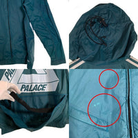 PALACE SKATEBOARDS パレス スケートボード ADIDAS アディダス SKATEBOARDS Jacket ジップアップ ナイロン ジャケット グリーン Size S 福生店