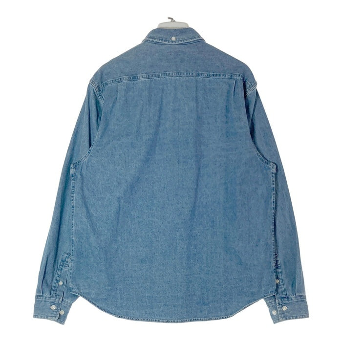 supreme デニムシャツ Warp Jacquard Logos Denim Shirt | Supreme 21ss