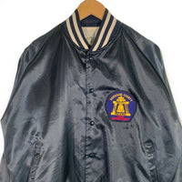 90's CAPRICORN カプリコーン ナイロン スタジャン ネイビー ワッペン USA製 Size L 福生店