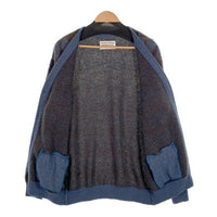 WACKO MARIA ワコマリア 21AW DIAMOND MOHAIR CARDIGAN アーガイル モヘアカーディガン ブルー Size M 福生店