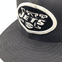 90's New Era ニューエラ NFL ニューヨーク・ジェッツ 59FIFTY ベースボールキャップ ブラック コットン USA製 Size 7 5/8 (60.6cm) 福生店