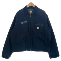 Carhartt カーハート ダック デトロイトジャケット 企業刺繡 ブランケットライナー ブラック 125周年 USA製 J001 Size XL-R 福生店