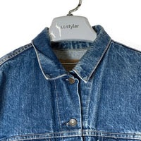 Levi's リーバイス USA製 ボタン裏674 ホワイトタブ 4th トラッカージャケット Gジャン ライトインディゴ sizeL 瑞穂店